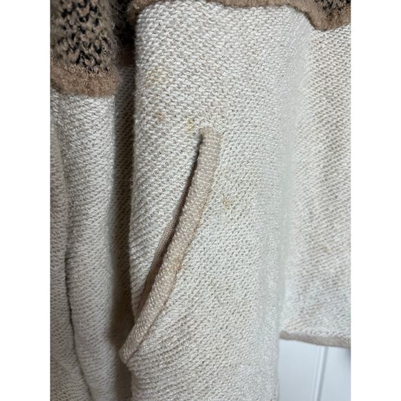 Free People | Pop That Collar Pullover Jumper Camel Color Size L - Picture 4 of 9